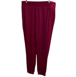 Chicos jogger Pants zenergy soft essentials orchid flower color pinky red NEW 12